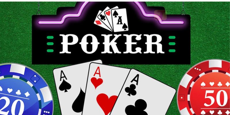 Poker là một trò chơi bài có tính chiến lược với những con bài và tâm lý người chơi.