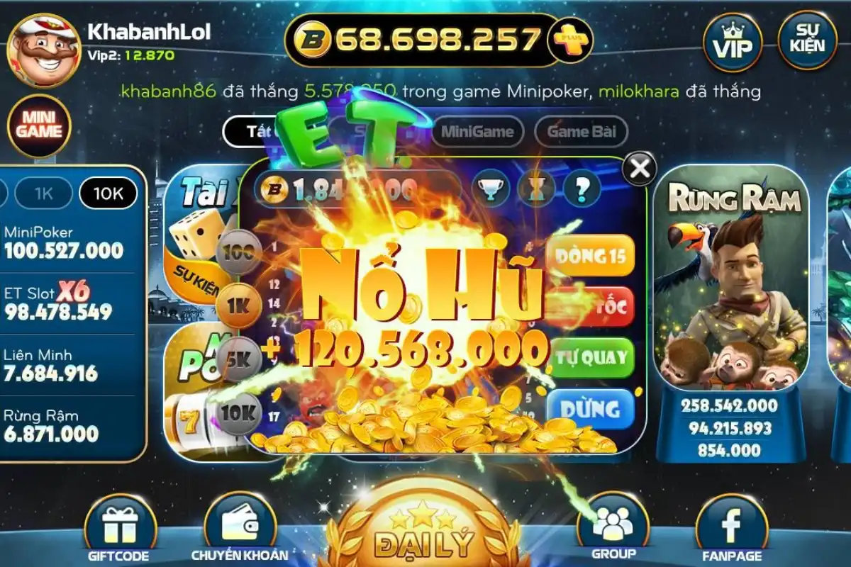 Nổ hũ tài xỉu